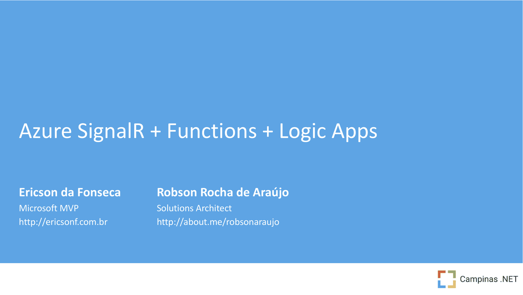 Azure SignalR Functions Logic Apps