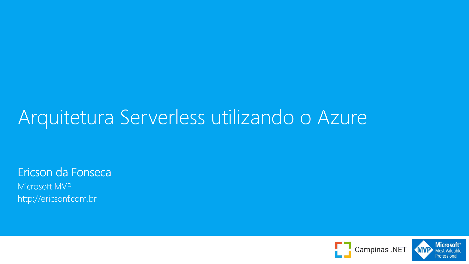 Arquitetura Serverless utilizando o Azure